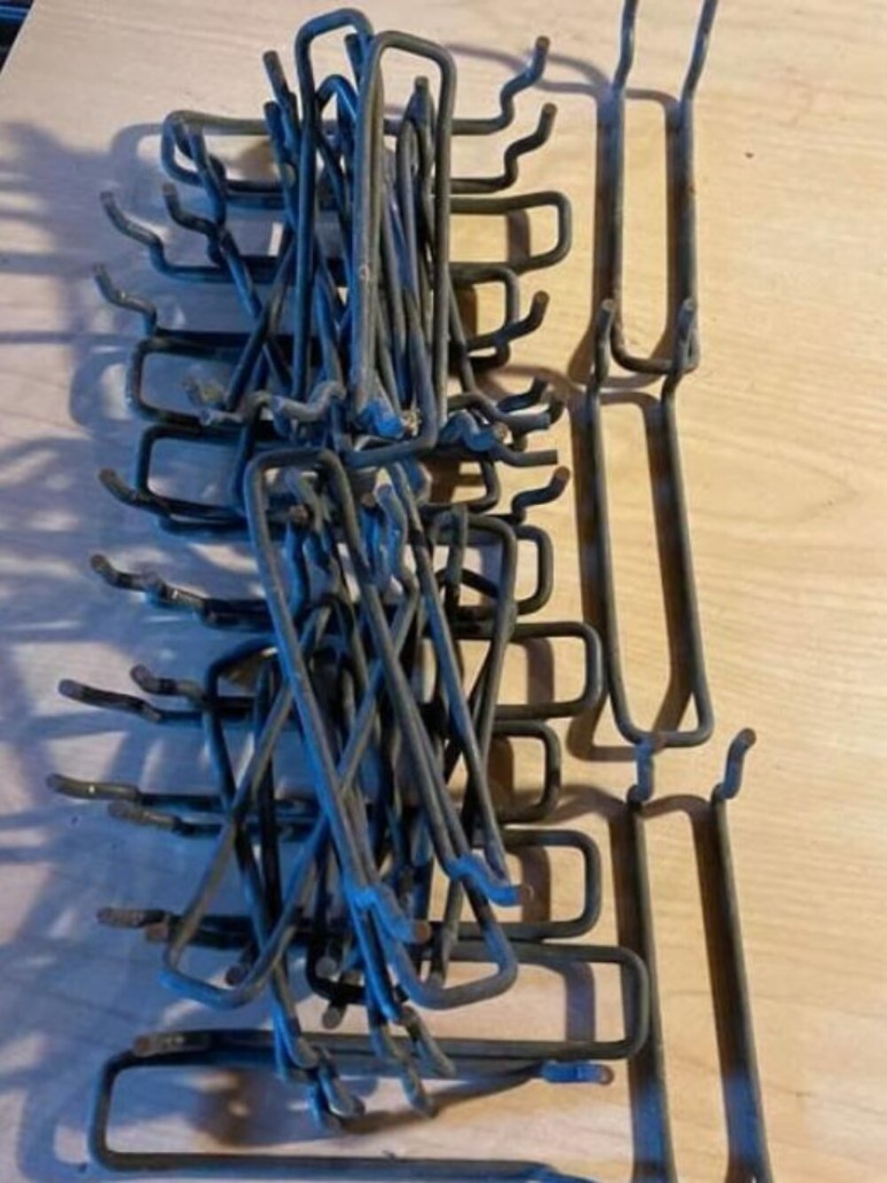 pegboard hooks 5 inch double rounded edge count 32 pieces